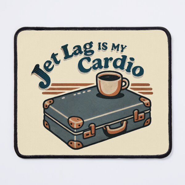 Item preview, Jet Lag Is My Cardio – Travel Lover T-Shirt designed and sold by Gawii.