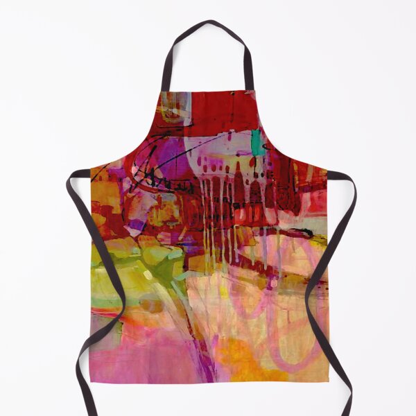 Item preview, Red & Gold Abstract designed and sold by ViaARTfactory.