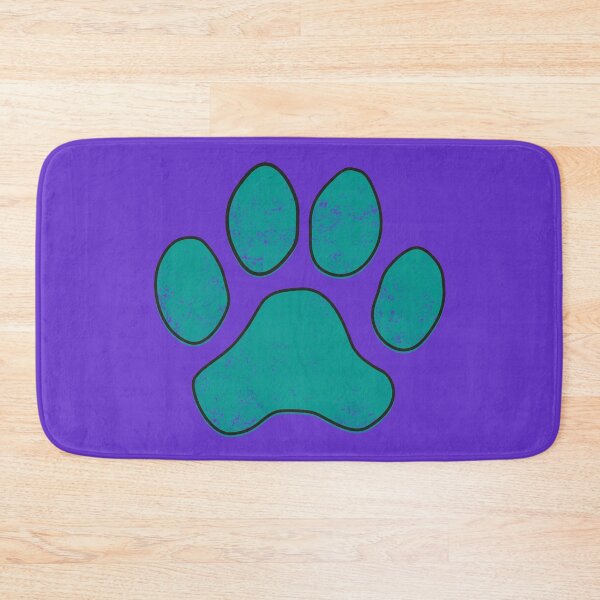 Item preview, Distressed Dog Paw Print in Green with Some Patterns designed and sold by MoePark.