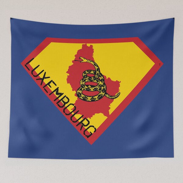 Item preview, Luxembourger SHIELD - Freedom Is The Superpower - Gadsden Snake Flag - Dont Tread On Me SUPERHERO LUXEMBOURG spellout design designed and sold by pelagio.