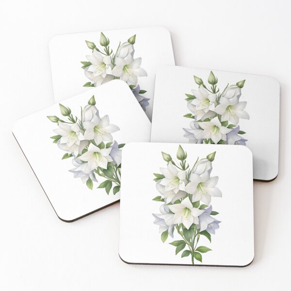 Item preview, White Bellflower designed and sold by HOMETOWN86.