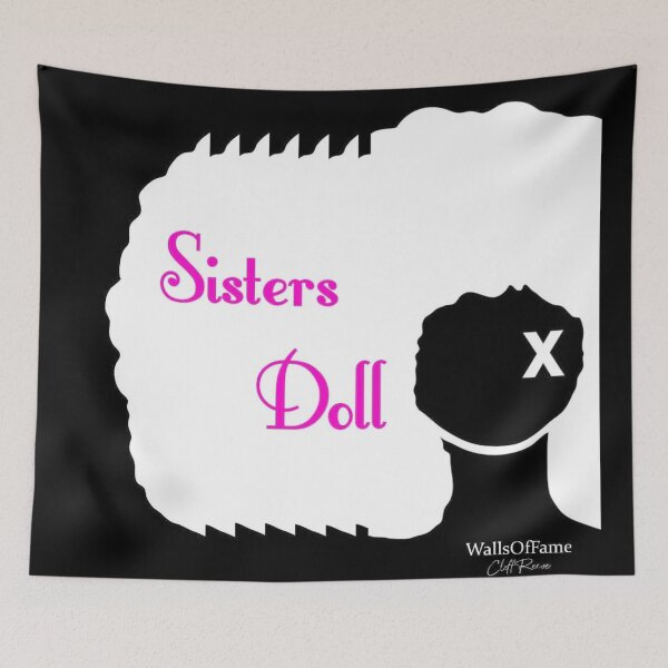 Item preview, Sisters Doll Fanart. Tribute. Australian Band designed and sold by WallsOfFameAust.