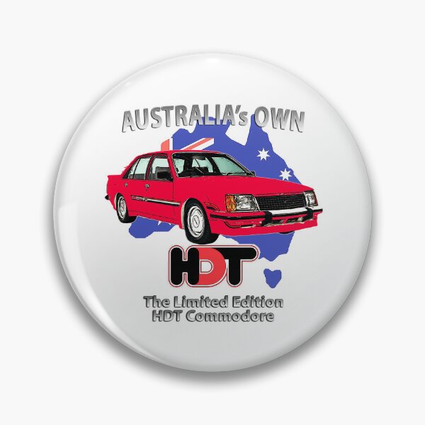Item preview, Red Holden VC HDT Commodore - Australia's Own Classic Muscle Car on white Background designed and sold by Michael van der Hoorn.