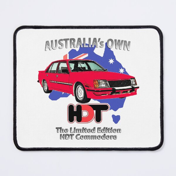Item preview, Red Holden VC HDT Commodore - Australia's Own Classic Muscle Car on white Background designed and sold by Michael van der Hoorn.
