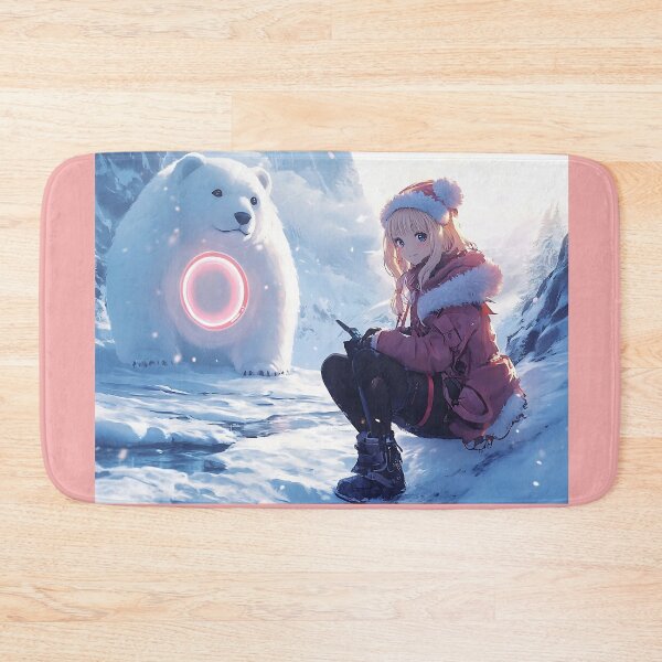 Item preview, Spring at the North Pole: Girl and Polar Bear Adventure designed and sold by Reina75.