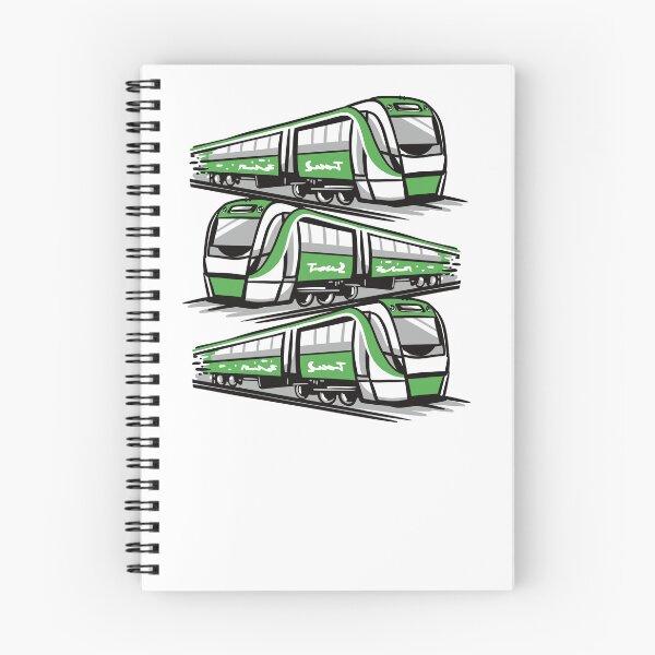 Item preview, Three green trains from Perth Metronet designed and sold by jasmineberry.