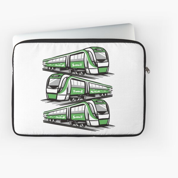 Item preview, Three green trains from Perth Metronet designed and sold by jasmineberry.