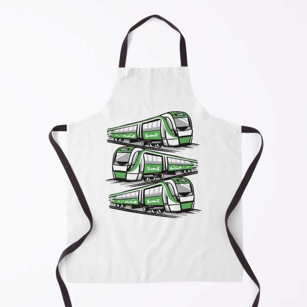 Item preview, Three green trains from Perth Metronet designed and sold by jasmineberry.