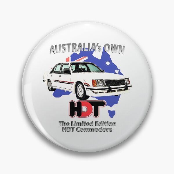 Item preview, White Holden VC HDT Commodore - Australia's Own Classic Muscle Car on white Background designed and sold by Michael van der Hoorn.