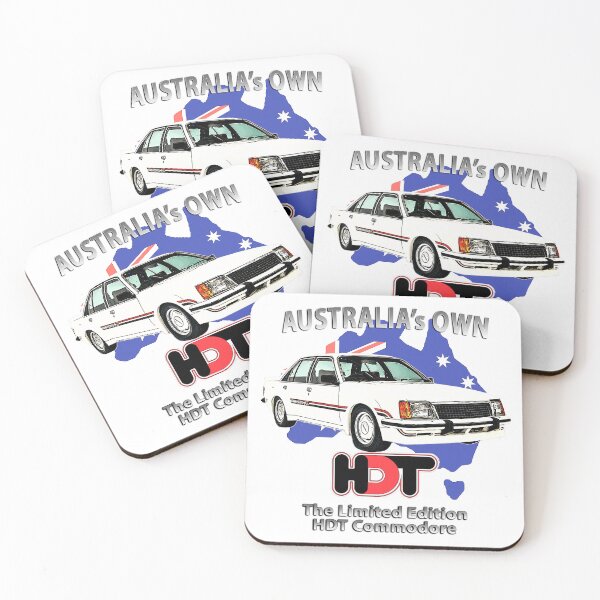 Item preview, White Holden VC HDT Commodore - Australia's Own Classic Muscle Car on white Background designed and sold by Michael van der Hoorn.