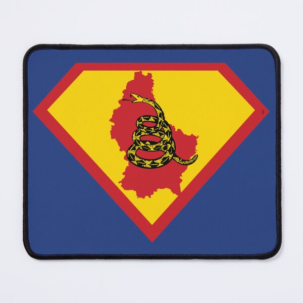 Item preview, Luxembourger SHIELD - Freedom Is The Superpower - Gadsden Snake Flag - Dont Tread On Me SUPERHERO LUXEMBOURG design designed and sold by pelagio.
