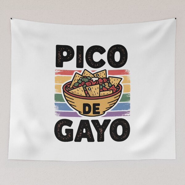 Item preview, LGBT Pico De Gayo - Funny Gay Gay Pride Gay Rainbow designed and sold by tearbytea.