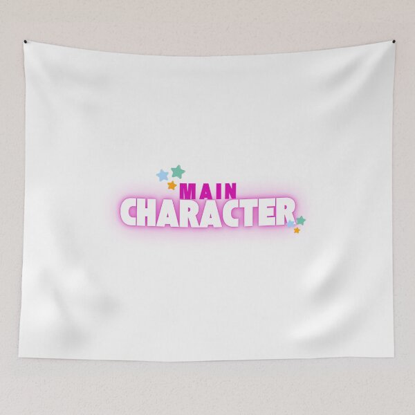 Item preview, Main Character Energy – Aesthetic Bold Typography Design (WHITE) designed and sold by danfreeze.
