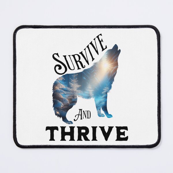 Item preview, Survival wolf design designed and sold by JennyFinns.