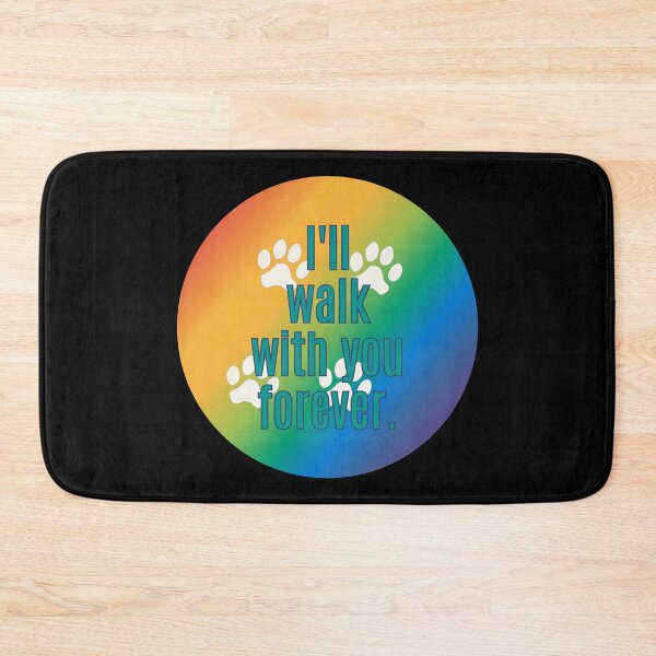 Item preview, Ill Walk With You Forever - Over the Rainbow Bridge Bereavement Pet Loss designed and sold by MoePark.