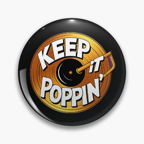 Item preview, Keep It Poppin Gold Record Design designed and sold by SteezeeStore.