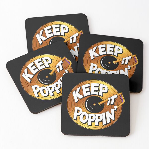 Item preview, Keep It Poppin Gold Record Design designed and sold by SteezeeStore.