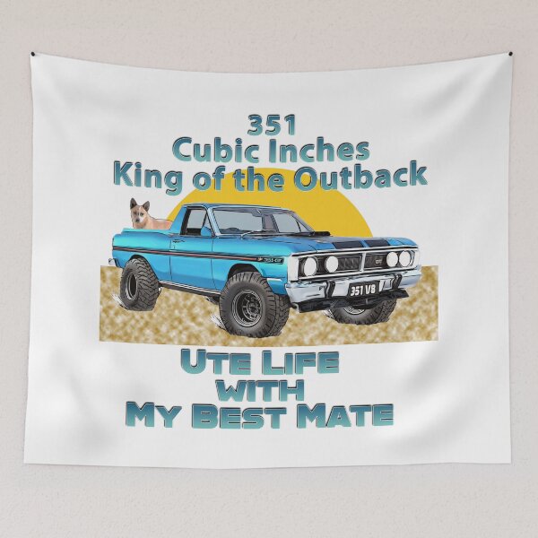 Item preview, Special Edition 351 Cubic Inches - King of the Outback Ute Life with My Best Mate designed and sold by Michael van der Hoorn.