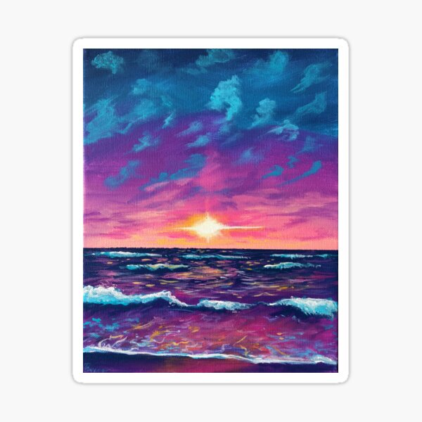 Ocean Sunset Sticker