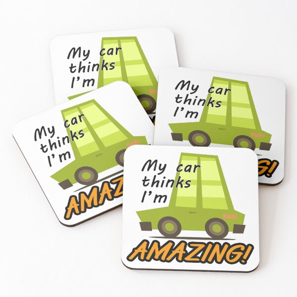 Item preview, My Car thinks - Funny Quotes designed and sold by WhimWiz.
