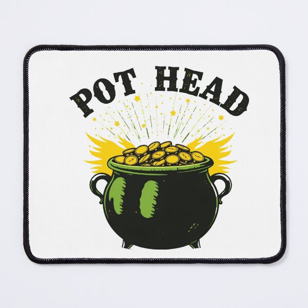 Item preview, Pot Head – Funny St. Patrick’s Day Gold Pot Pun designed and sold by svarupa.