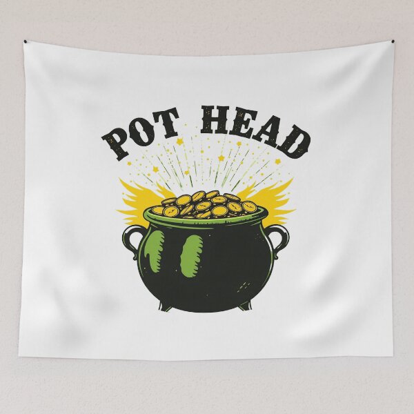 Item preview, Pot Head – Funny St. Patrick’s Day Gold Pot Pun designed and sold by svarupa.