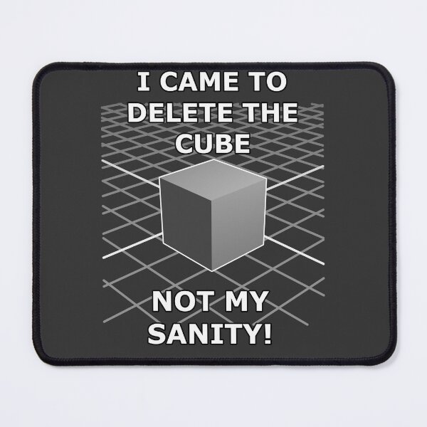 Item preview, Default Cube 'Sanity' Meme designed and sold by RustCO818.