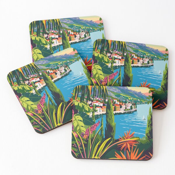 Item preview, Lake Garda Italy Aesthetic designed and sold by LVTFCOarts.