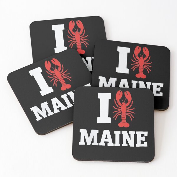 Item preview, I LOVE MAINE - I LOBSTER MAINE - HEART SHAPE LOBSTER  designed and sold by studiopekepeke.