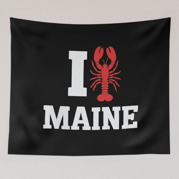 Item preview, I LOVE MAINE - I LOBSTER MAINE - HEART SHAPE LOBSTER  designed and sold by studiopekepeke.