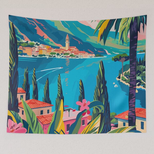 Item preview, Italy Aesthetic Lake Garda designed and sold by LVTFCOarts.