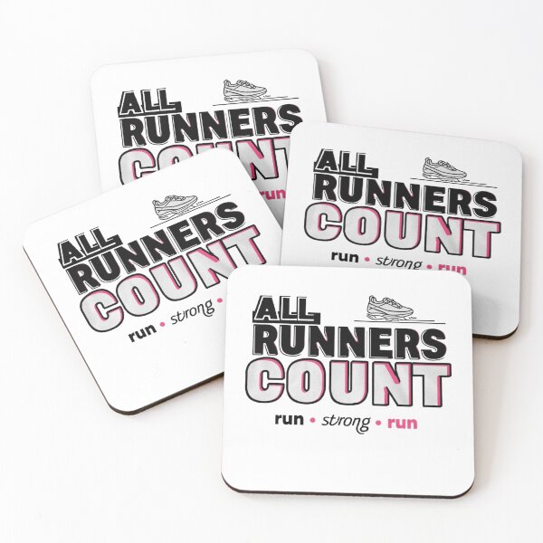 Item preview, All Runners Count Gift For Runners & Joggers  designed and sold by studiopekepeke.
