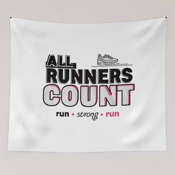Item preview, All Runners Count Gift For Runners & Joggers  designed and sold by studiopekepeke.