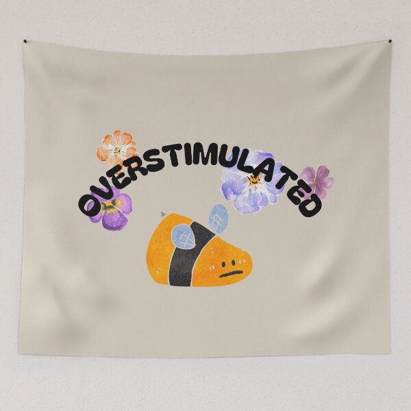 Item preview, overstimulated bee designed and sold by Eva-angelicorn.