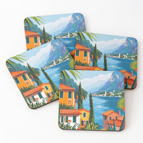 Item preview, Art Italy Lombardy Lake Garda designed and sold by LVTFCOarts.