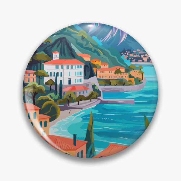 Item preview, Lombardy Art Aesthetic Lake Garda designed and sold by LVTFCOarts.