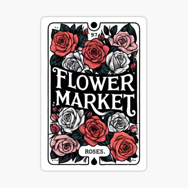 Item preview, Flower Market, Roses Floral Flower Market  designed and sold by ryanapples2.