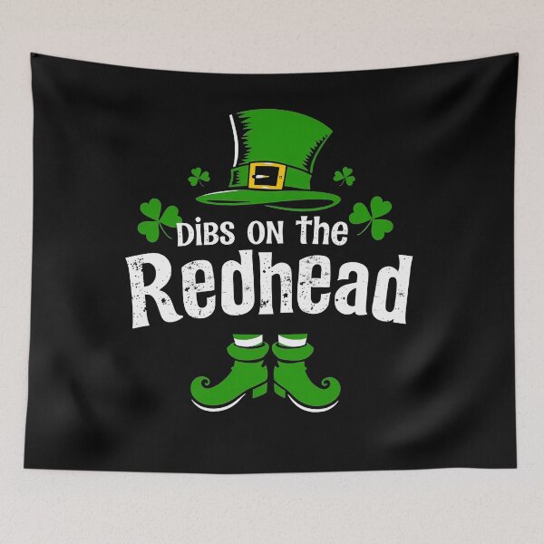 Item preview, Dibs on the Redhead - Funny St. Patrick’s Day designed and sold by svarupa.