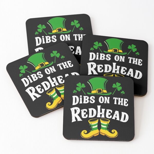 Item preview, Dibs on the Redhead - Funny St. Patrick’s Day designed and sold by svarupa.