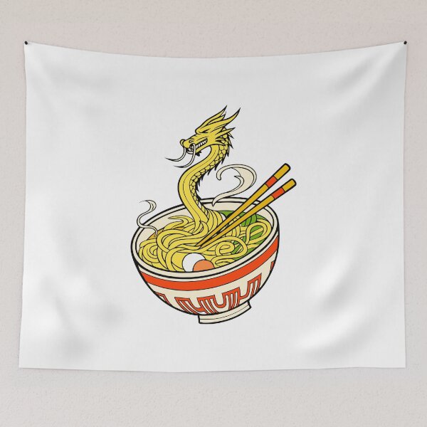 Item preview, Dragon Ramen Noodle Art designed and sold by Timegraf.