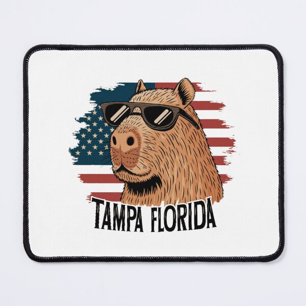 Item preview, Tampa, Florida: Patriotic Capybara Vibes designed and sold by CircinusStore.