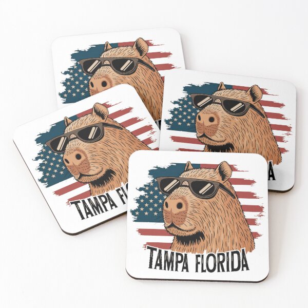 Item preview, Tampa, Florida: Patriotic Capybara Vibes designed and sold by CircinusStore.