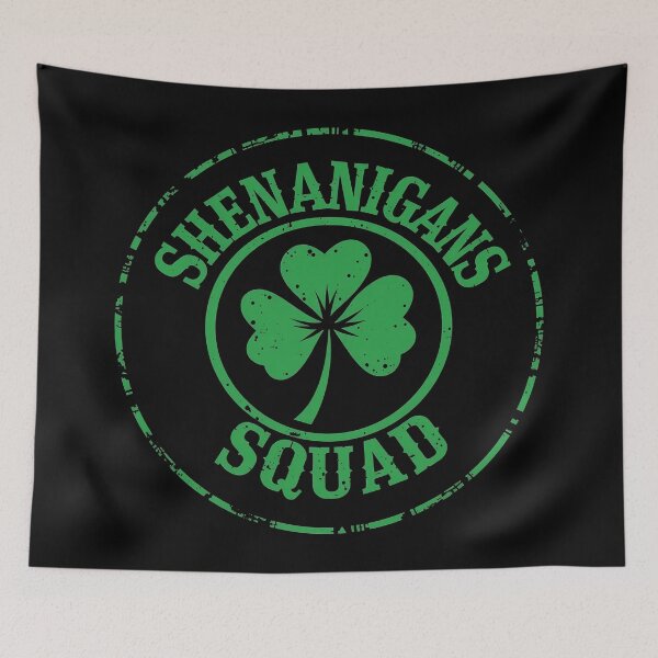 Item preview,  Shenanigans Squad st patricks day Shamrock designed and sold by svarupa.