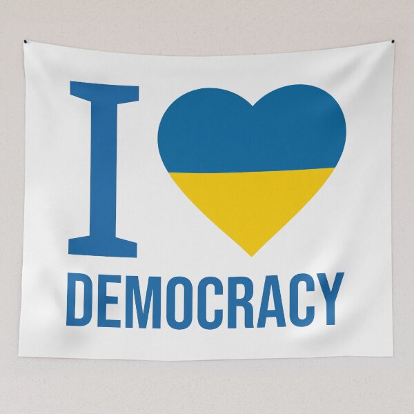 Item preview, I love democracy  designed and sold by Rachel the Artist .