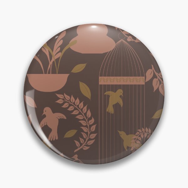 Item preview, Birdcage in the Conservatory featuring Mocha Mousse designed and sold by Colour Angel by KV.