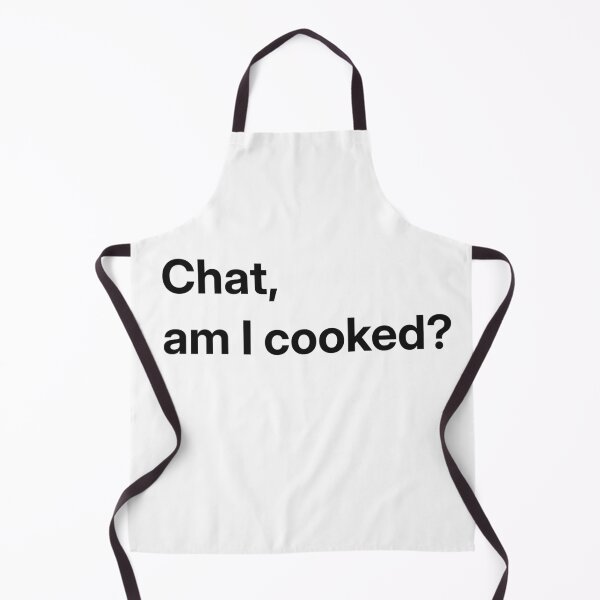 Item preview, Chat, am I cooked? (Black) designed and sold by SOVLLESS.