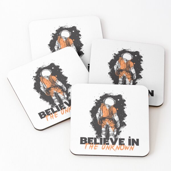 Item preview, Believe in the Unknown - Astronaut Space Exploration designed and sold by DARK_NOVA.