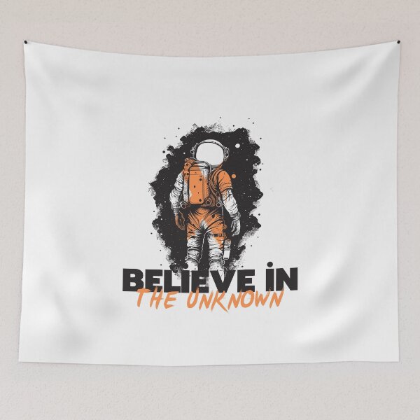 Item preview, Believe in the Unknown - Astronaut Space Exploration designed and sold by DARK_NOVA.