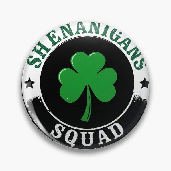 Item preview, Shenanigans Squad st patricks day Shamrock designed and sold by svarupa.