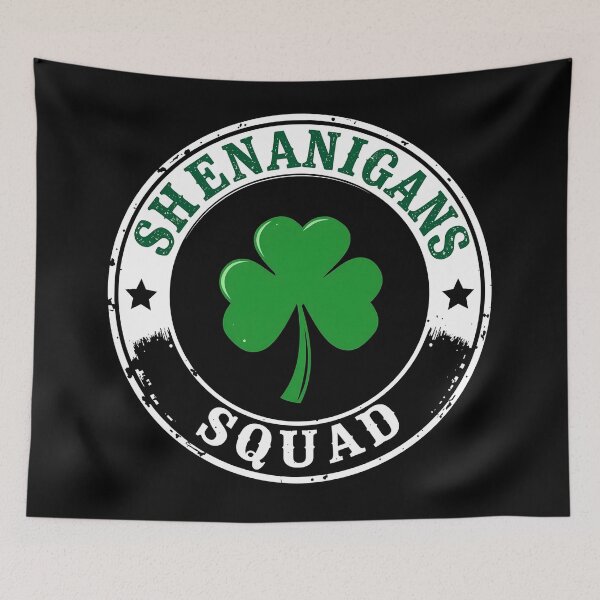 Item preview, Shenanigans Squad st patricks day Shamrock designed and sold by svarupa.
